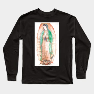 Virgen De Guadalupe - washed out Long Sleeve T-Shirt